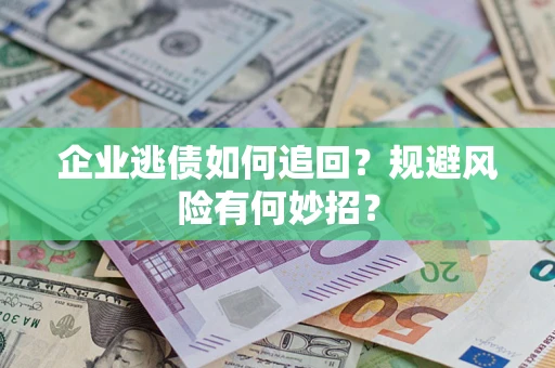 武汉企业逃债如何追回？规避风险有何妙招？