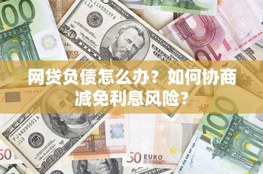 武汉网贷负债怎么办？如何协商减免利息风险？