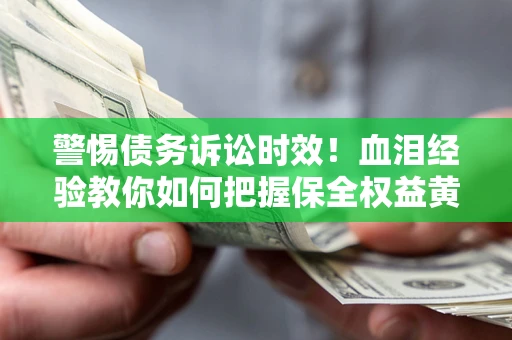 武汉警惕债务诉讼时效！血泪经验教你如何把握保全权益黄金期