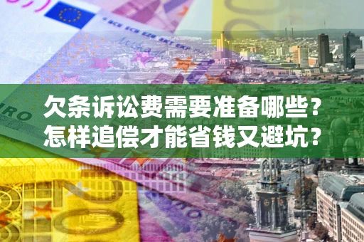 武汉欠条诉讼费需要准备哪些？怎样追偿才能省钱又避坑？