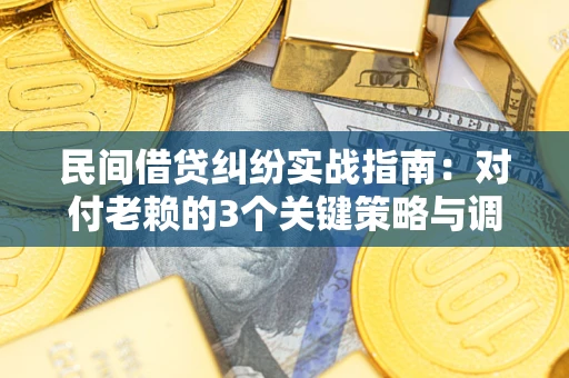 武汉民间借贷纠纷实战指南：对付老赖的3个关键策略与调解盲区解析