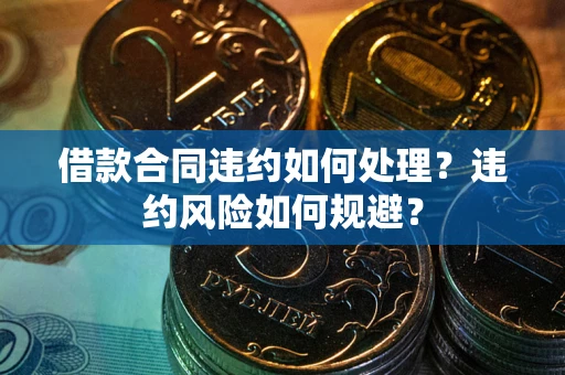 武汉借款合同违约如何处理？违约风险如何规避？