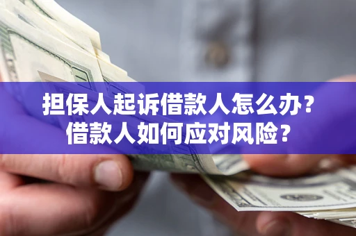 武汉担保人起诉借款人怎么办？借款人如何应对风险？