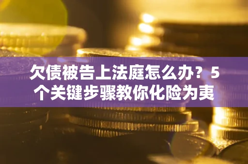 武汉欠债被告上法庭怎么办？5个关键步骤教你化险为夷